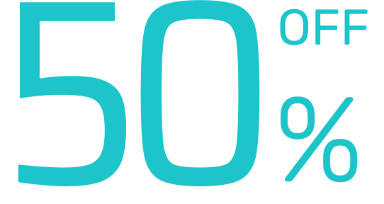 50% OFF