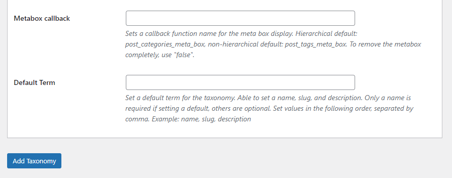 Add taxonomies to your custom post type 9