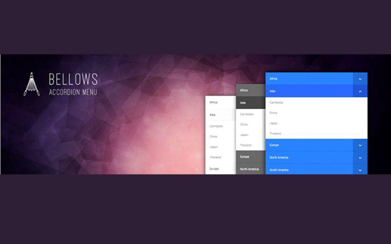 Bellows Accordion Menu