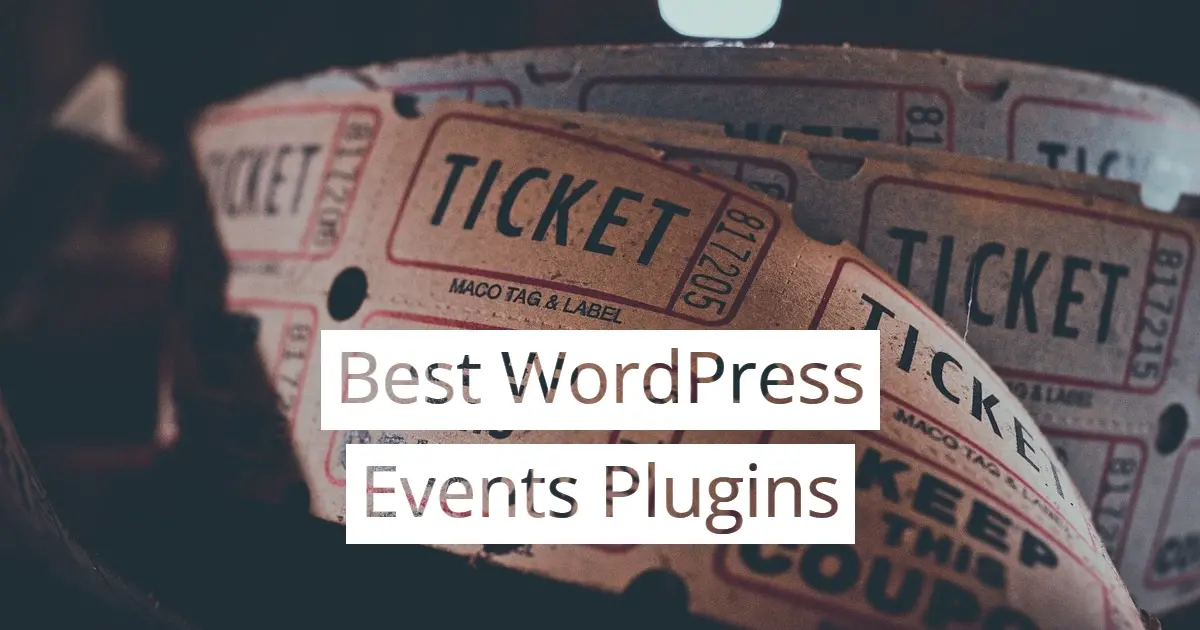 Best WordPress Events Plugins
