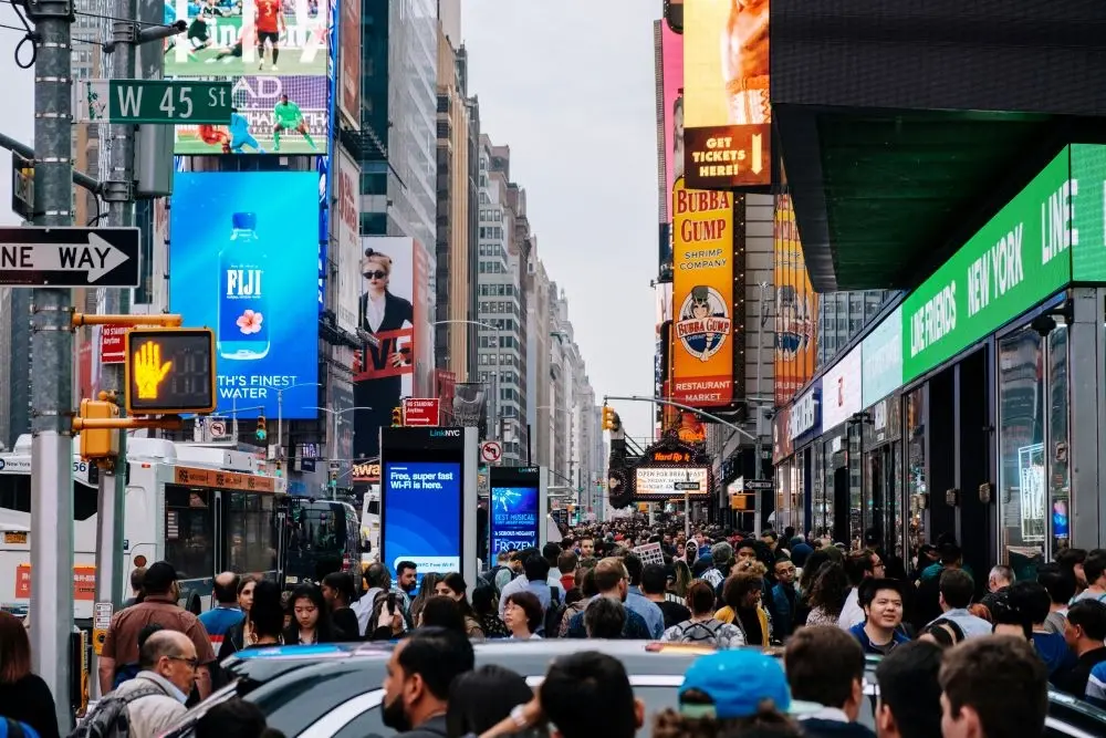 City advertising boards
