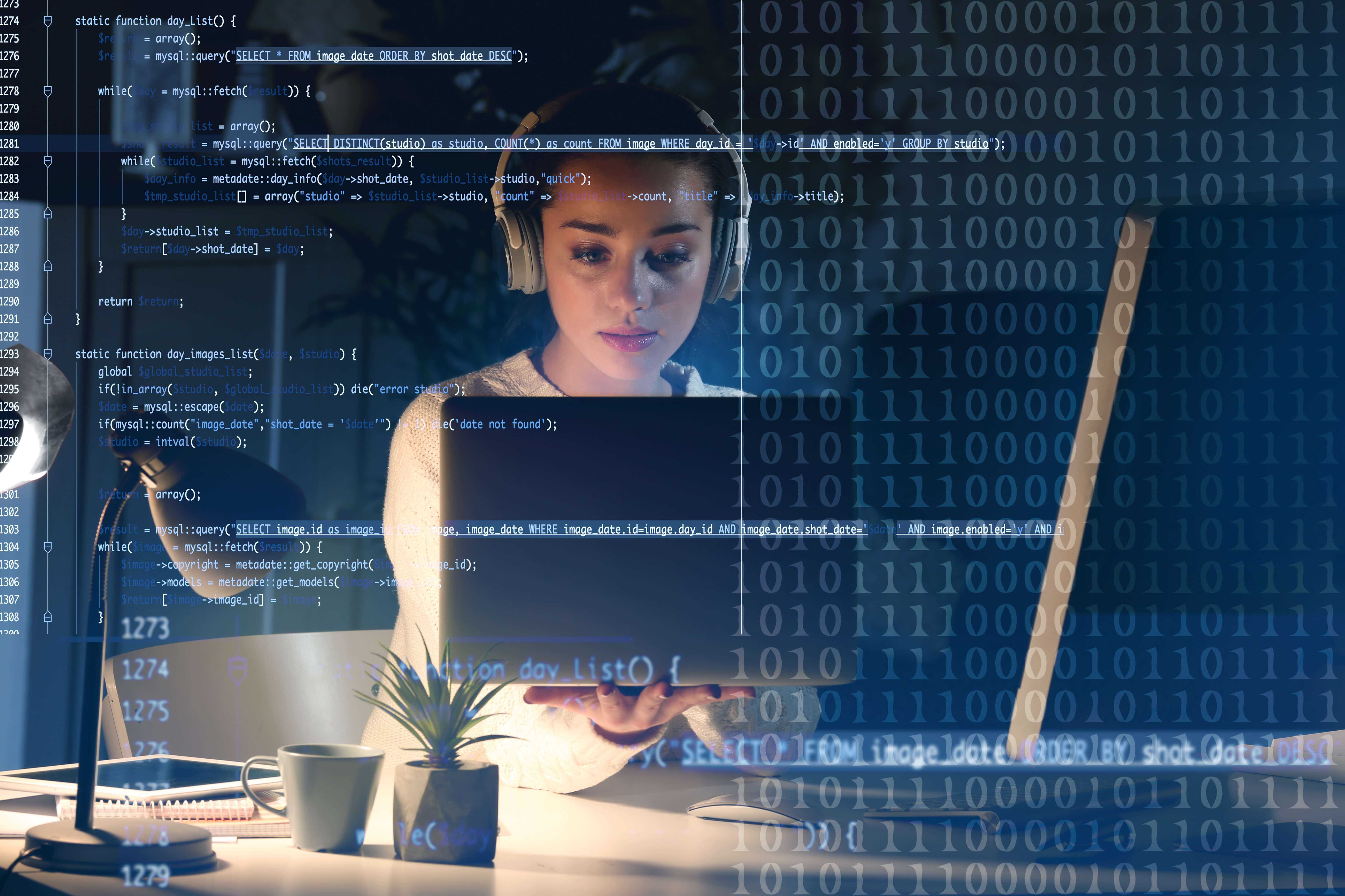 Coding skills required to develop a dynamic website
