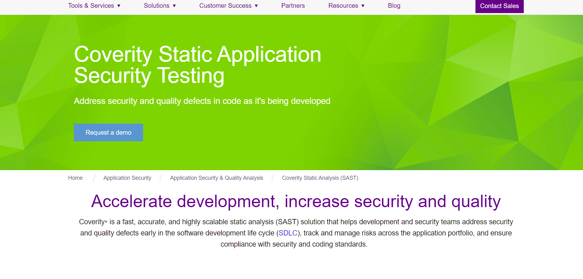 Coverity Static Code Analysis Tools