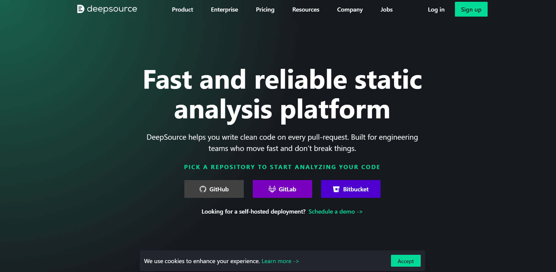 DeepSource Static Code Analysis Tools