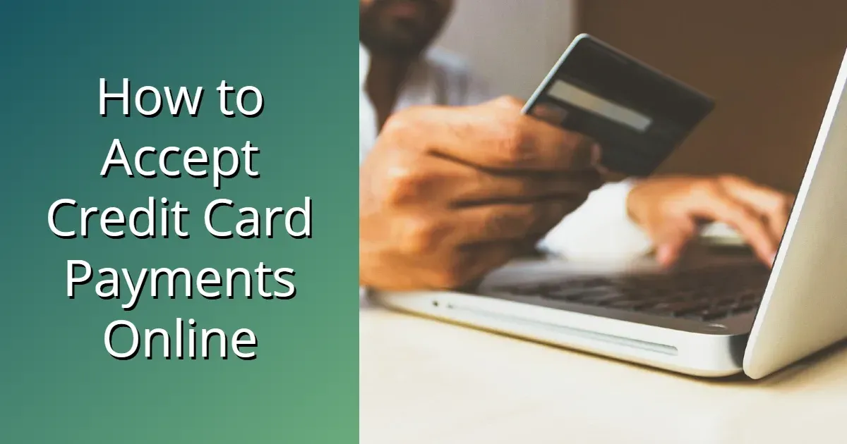 How to Accept Credit Card Payments Online