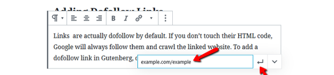 How to Add a Dofollow Link in WordPress