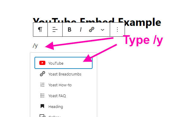 How To Embed A YouTube Video In WordPress