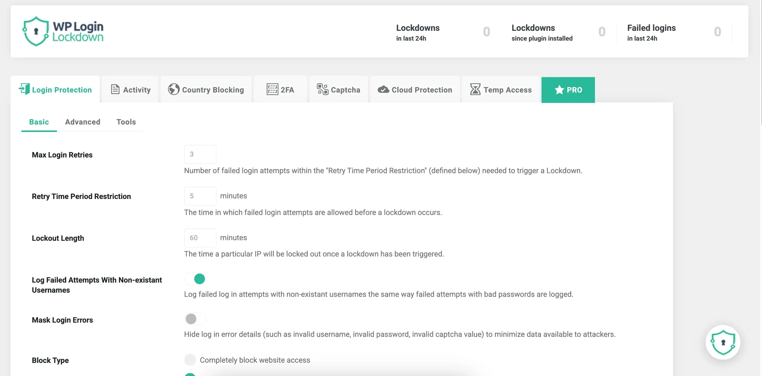 Login Lockdown Plugin