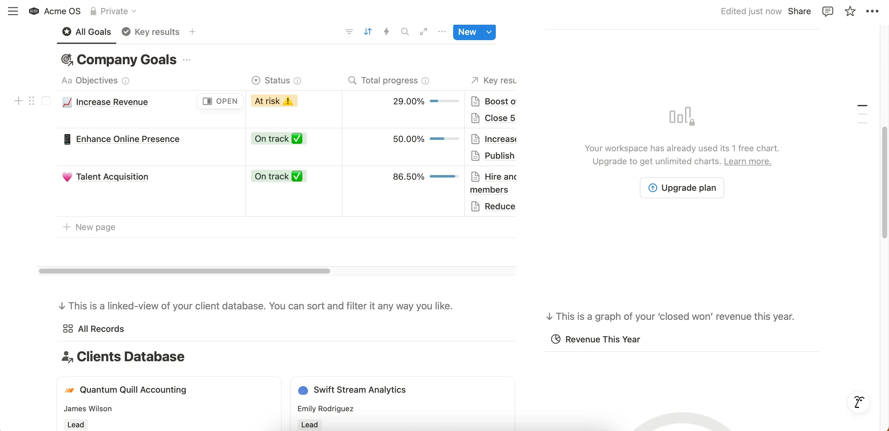 Notion Business Starter Kit
