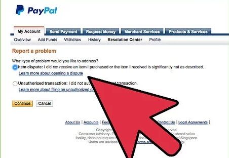 Paypal chargeback