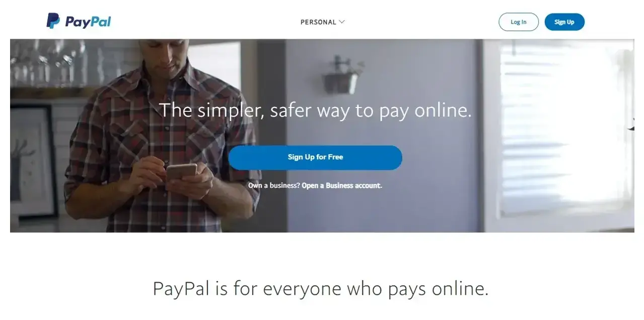 Paypal User Interface