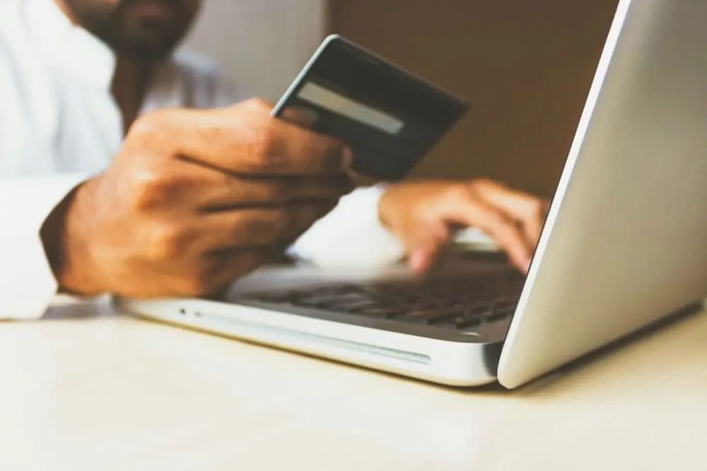 Person Paying With Credit Card