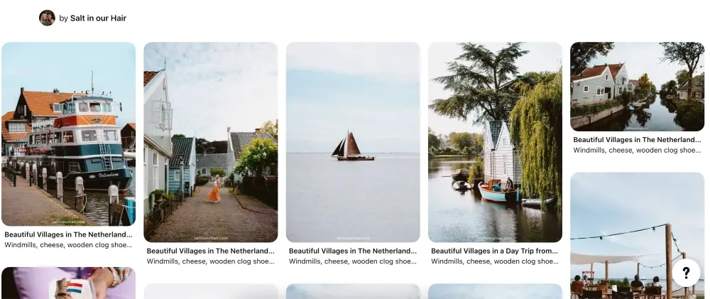 Pinterest board