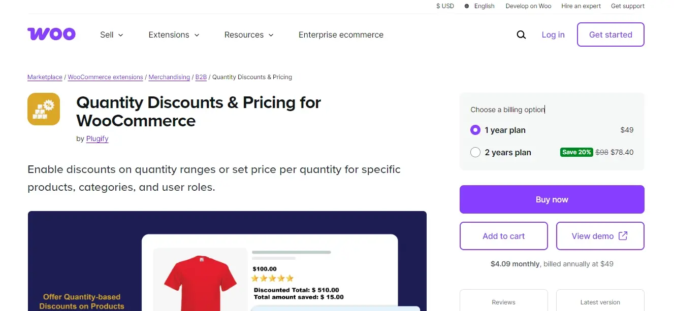 Quantity Discounts & Pricing for WooCommerce