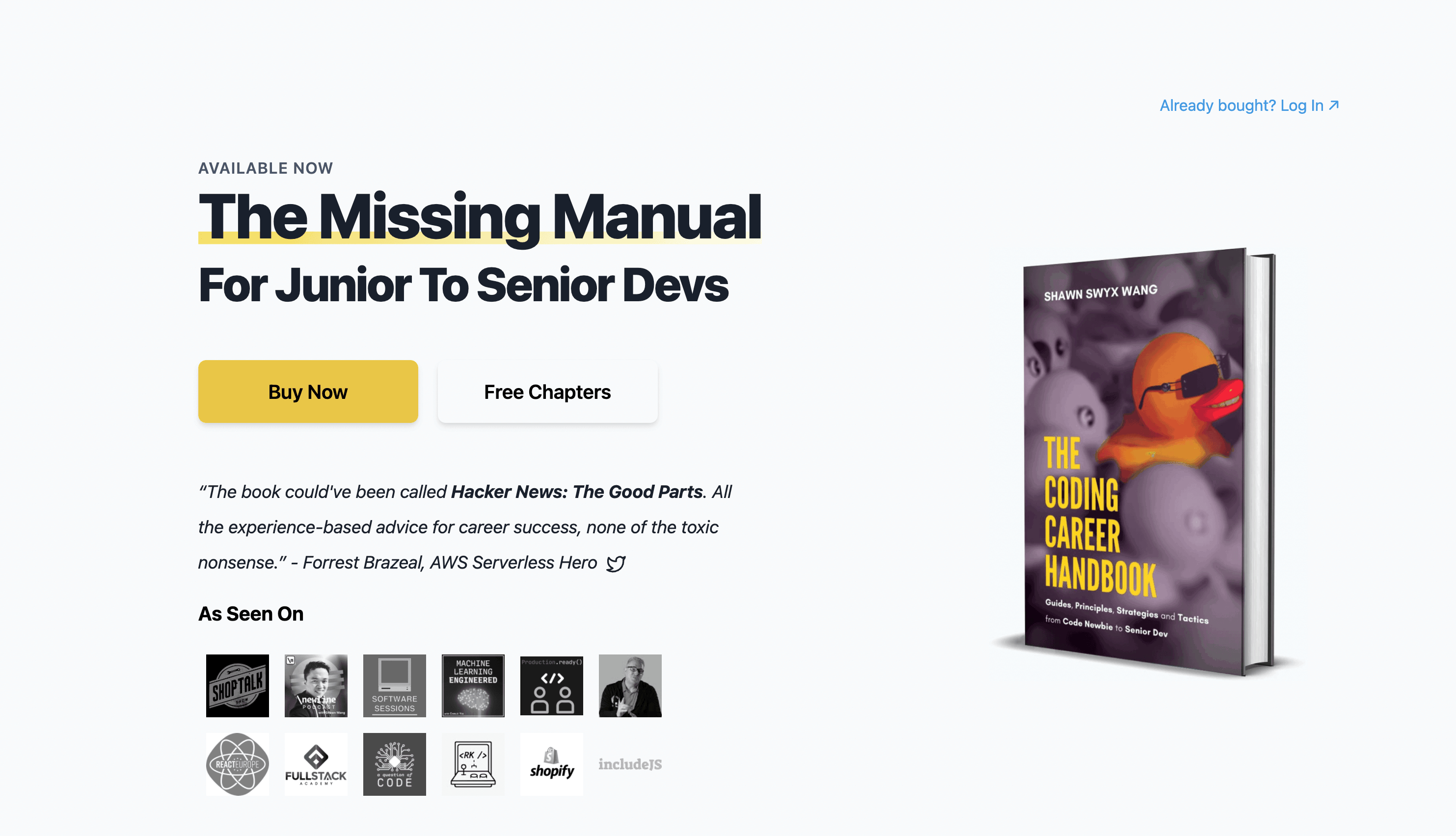 Sales Landing Page