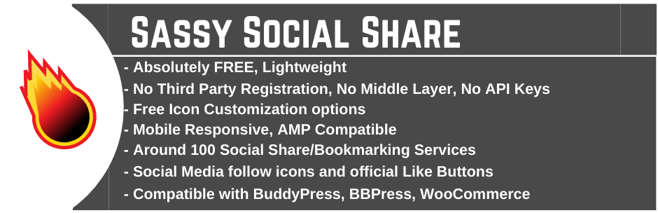Sassy Social Share for WordPress