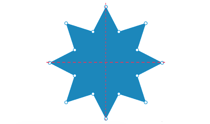 Starburst shape