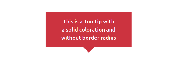 Tooltip shape