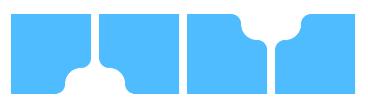 Different variations for the inverted radius shape