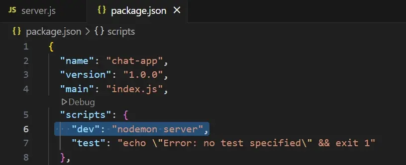 Set up nodemon