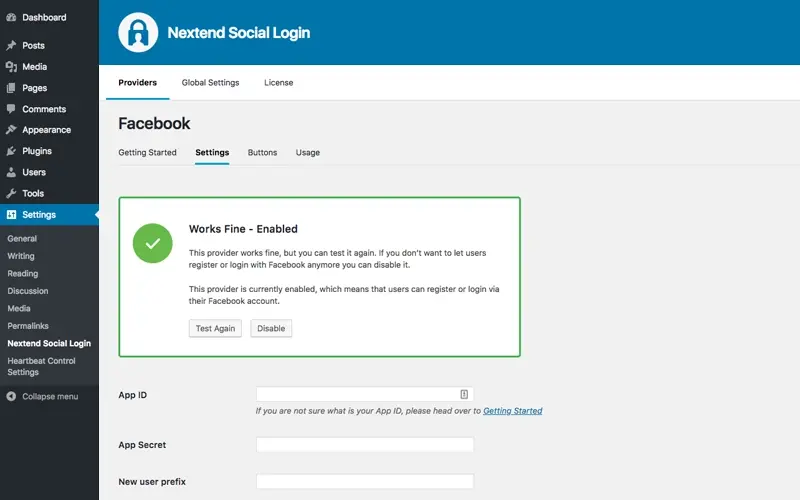 Social Login Providers