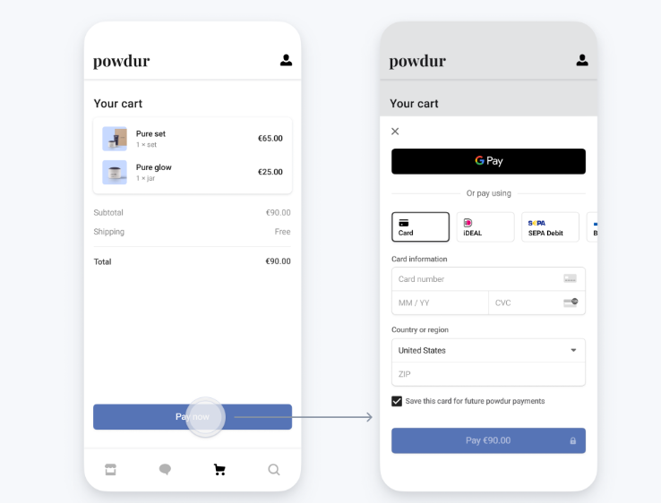 Stripe User's checkout experience and usability