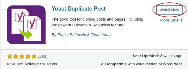 The Duplicate Post plugin