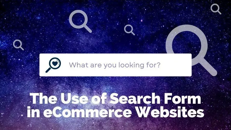 The Use of Search Form in eCommerce Websites
