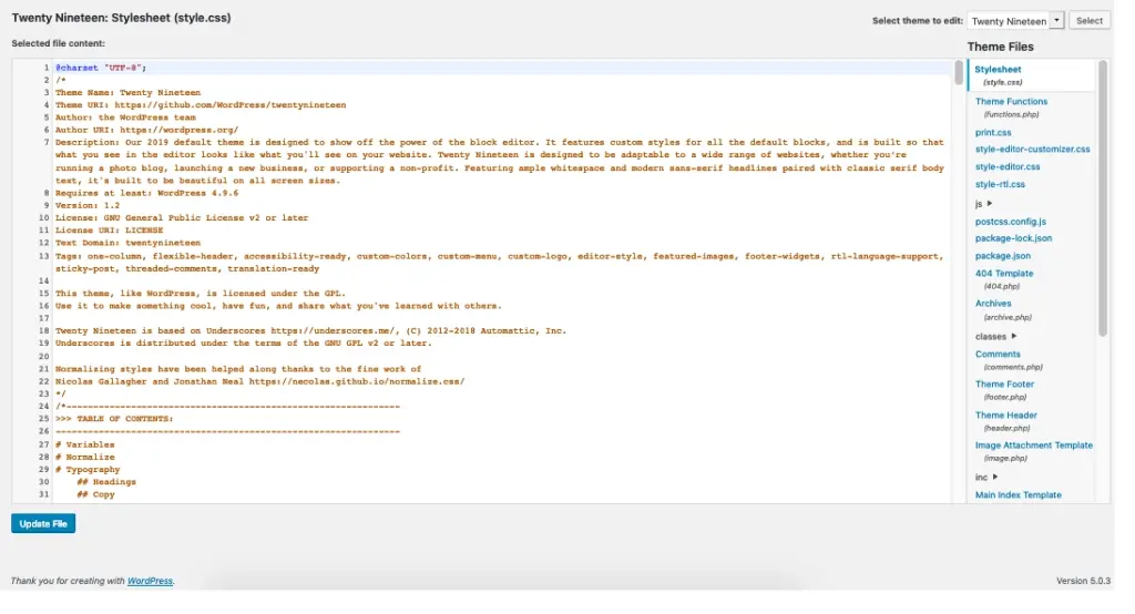 Theme Editor