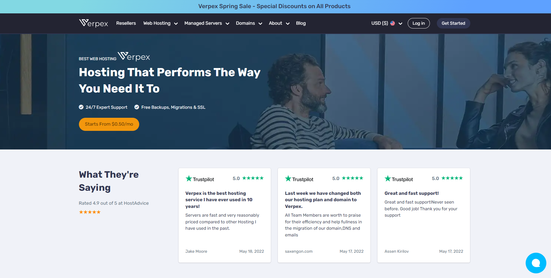 Verpex Hosting Review