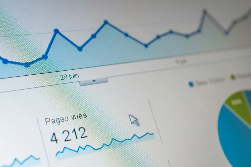 Website Analytics on Computer