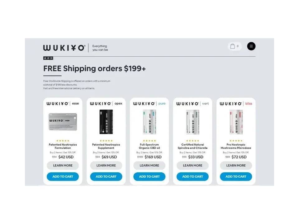Wukiyo website