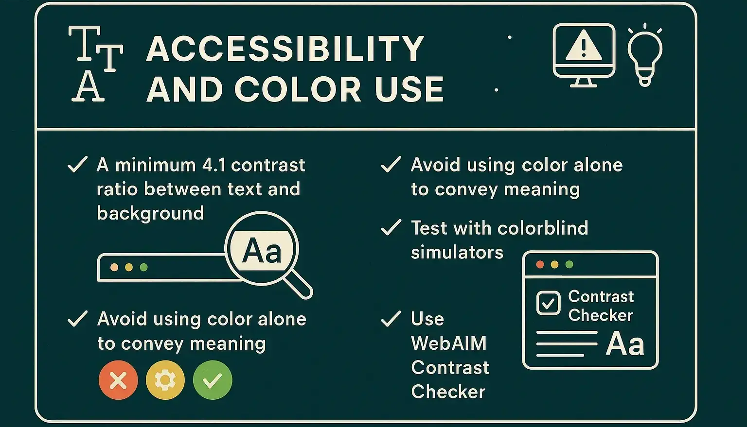 accessibility color use
