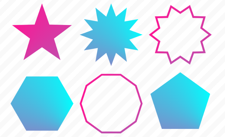 CSS Shapes: polygon & starburst