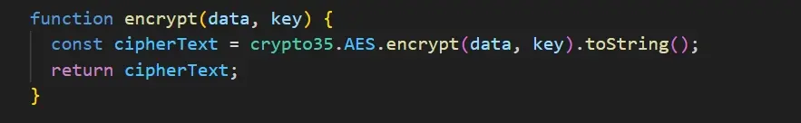 encrypt Function