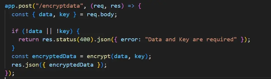 encrypt data