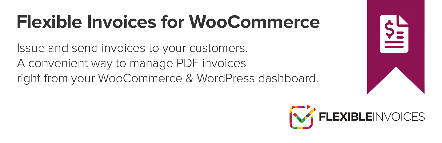 Flexible invoices woocommerce banner 1544x500