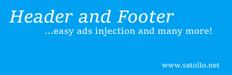 header footer banner