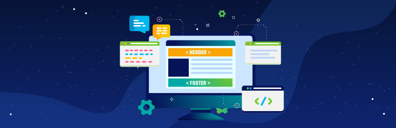 header footer code manager banner