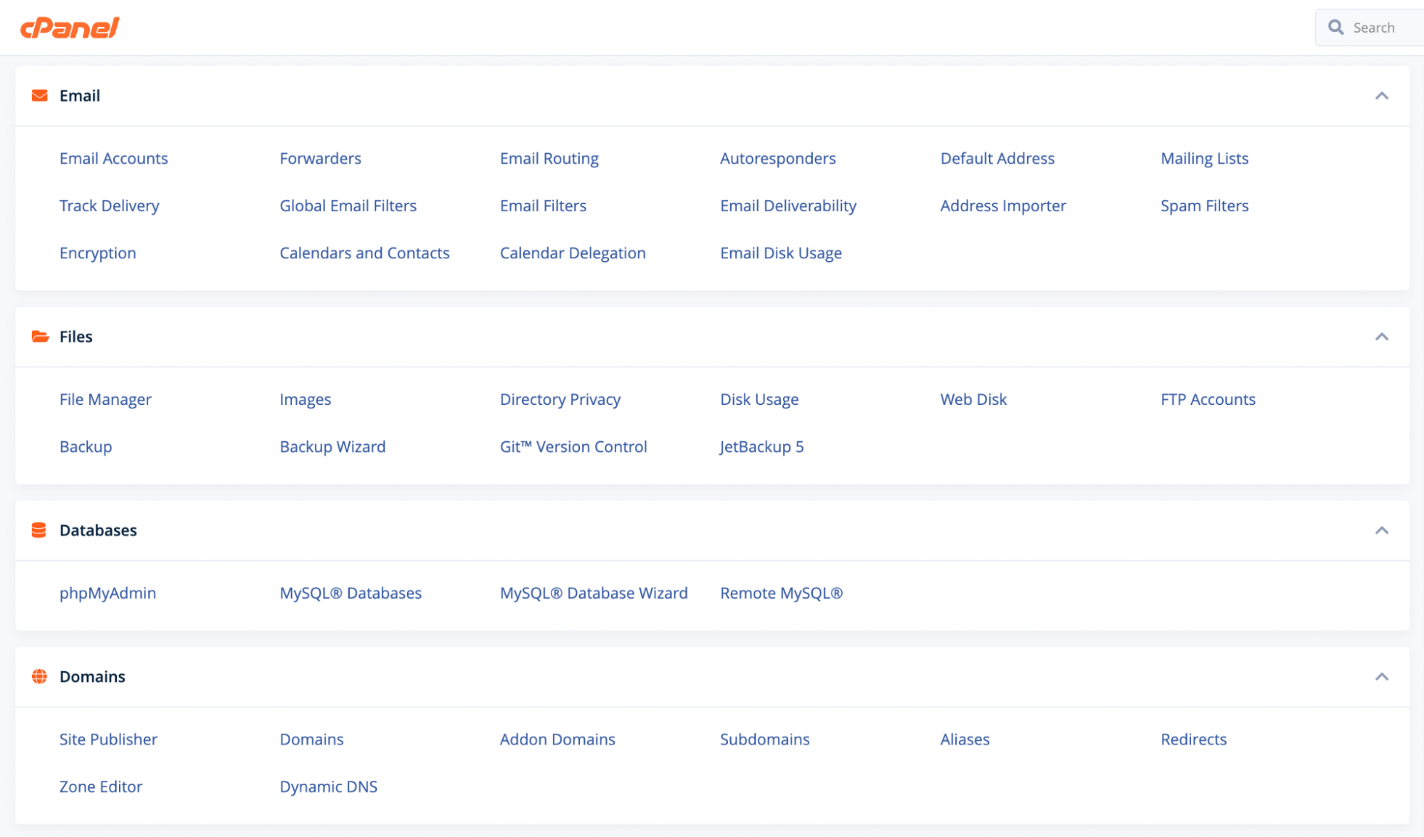 web hosting cPanel