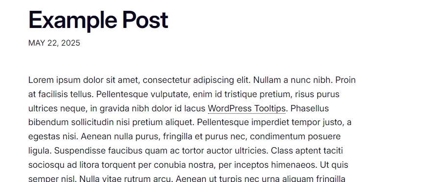 Screenshot tooltip in action example