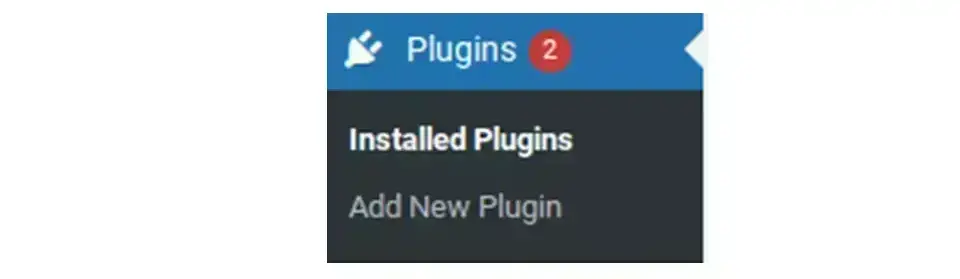 Screenshot wordpress admin plugins