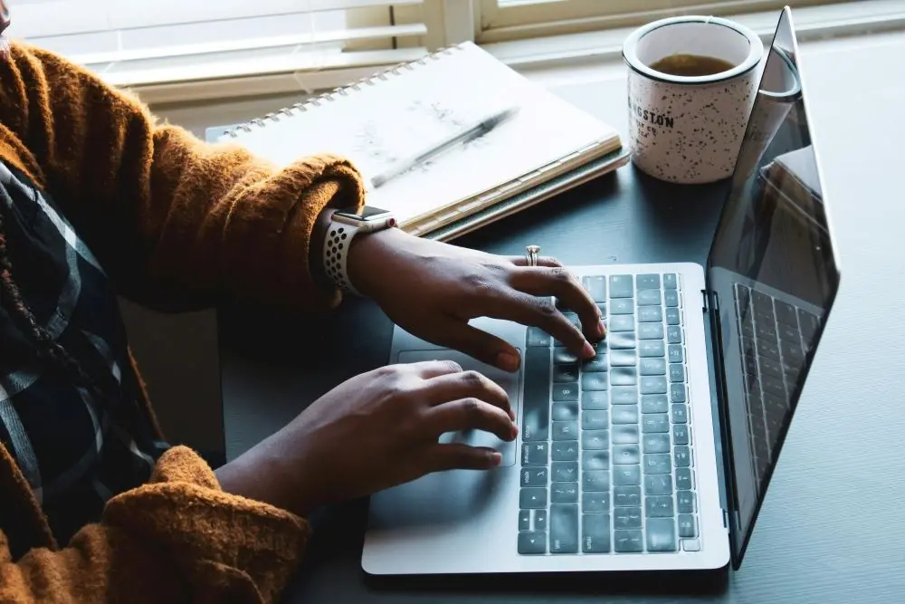 Woman on laptop