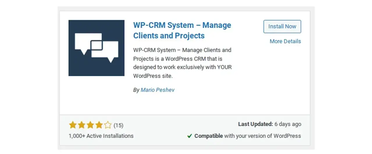 wp crm plugin