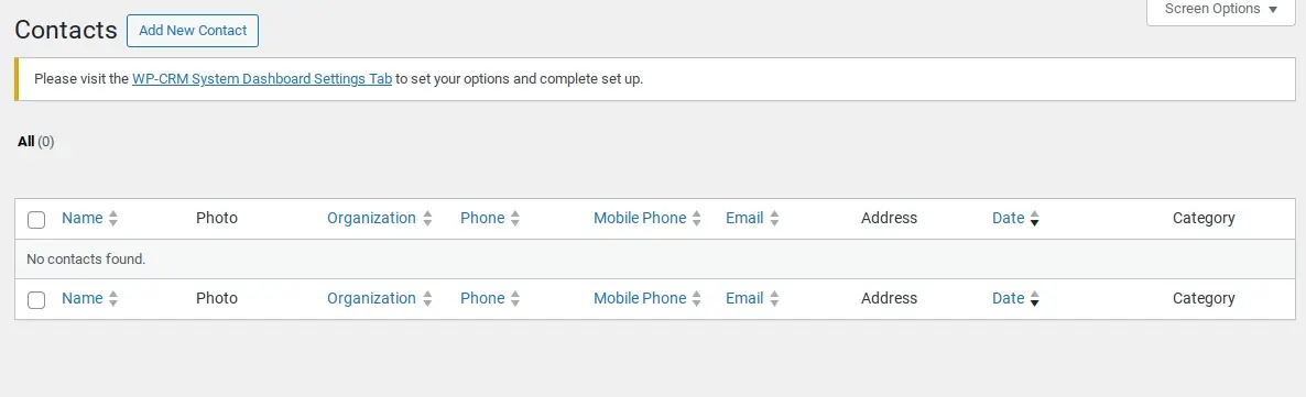 wp-crm-system-contact-dashboard