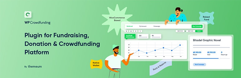 WP Crowdfunding plugin banner