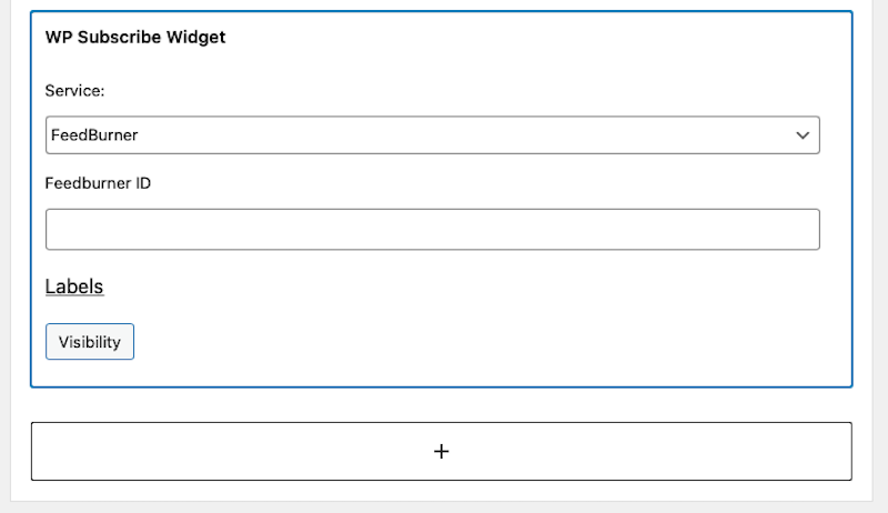 wp subscribe widget