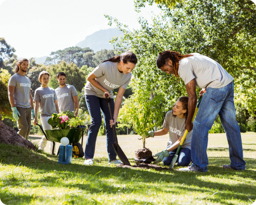 Doing projects that make a local difference